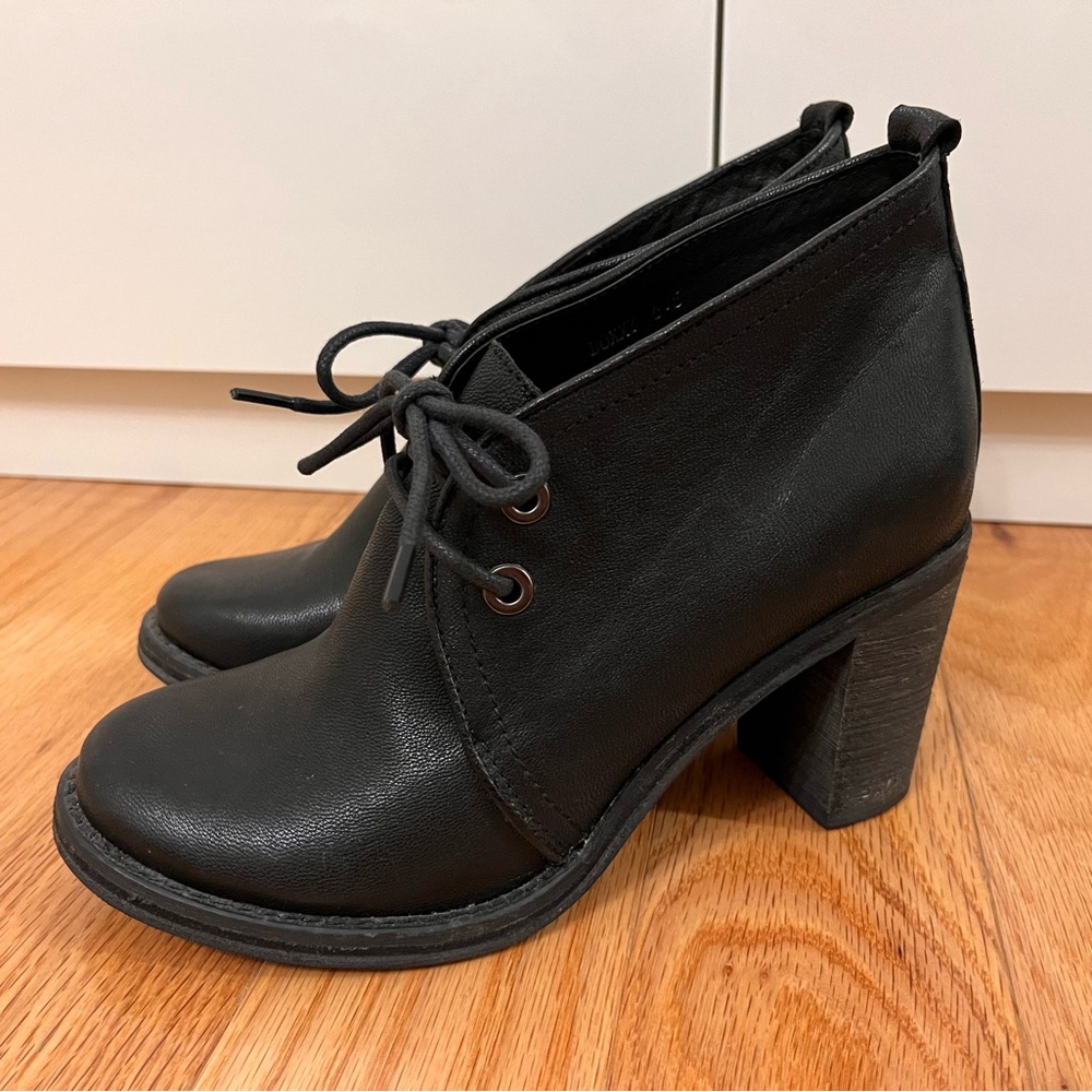 Jeffrey Campbell Ibiza Leather Lace-up Shoes